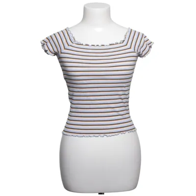 Crop top (Blue, Yellow, Black) from Pigalle Cotton, Elastane