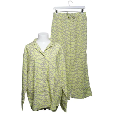 Pyjama (Geel, Grijs) van Vivi Mari Katoen, Tencel
