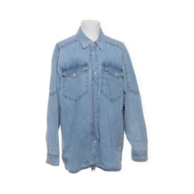 Denim blouse (Blauw) van Jeanerica Katoen