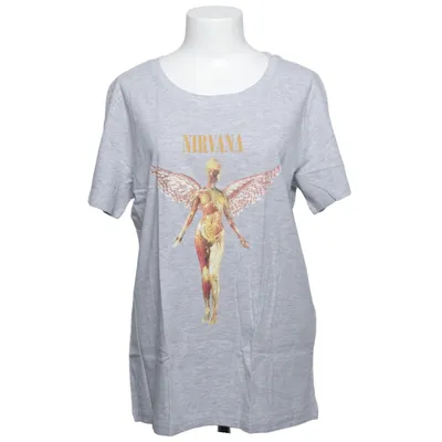 T-shirt (Grå) från Nirvana Bomull, Viskos