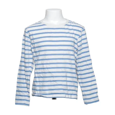 Langærmet t-shirt (Hvid, Blå) fra Arket Bomuld