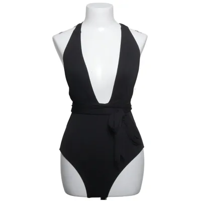 Maillot de bain une pièce (Noir) Élasthane, Polyester