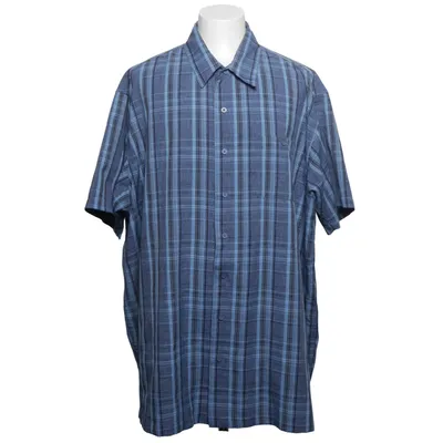 Short sleeve shirt (Blue, Gray) from Haggar Polyester