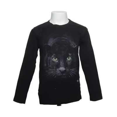 T-shirt à manches longues (Noir) de Koko Noko Coton, Élasthane