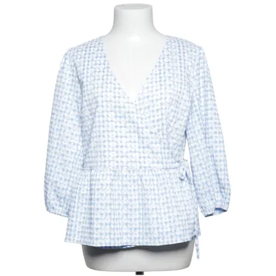 Blouse portefeuille (Bleu, Blanc) de JDY Élasthane, Polyester