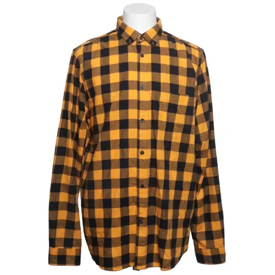 Flanellskjorta (Gul, Svart) från Win Win Bomull, Polyester