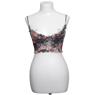 Bustier (Svart, Rosa, Flerfärgad) från Urban Outfitters Elastan, Polyamid, Polyester