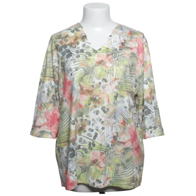 Top (White, Multicolored) from Di-Strick Acrylic, Cotton, Viscose