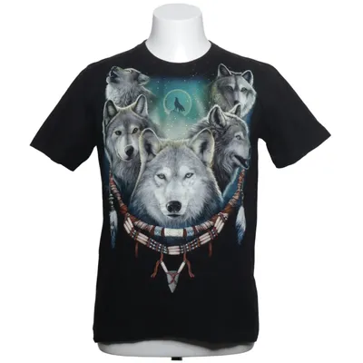 T-shirt (Noir, Multicolore) de Rock Eagle Coton