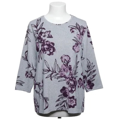 Långärmad t-shirt (Grå, Lila) från Signature Elastan, Polyester
