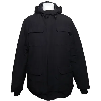 Winter coat (Black) from Monoprix Homme Acrylic, Cotton, Elastane, Polyester