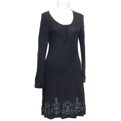 Robe (Gris) de Rabalder Viscose, Laine