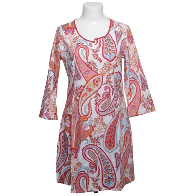 Dress (White, Multicolored) from Qiero Cotton, Elastane