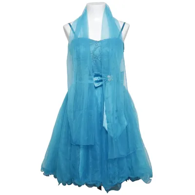 Robe de cocktail (Bleu) de Lautinel Élasthane, Polyester