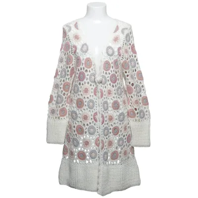 Cardigan (White, Multicolored) from Dry Lake Acrylic