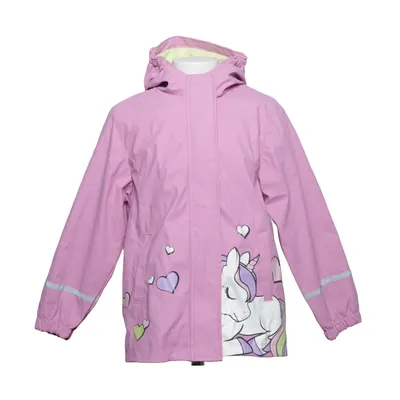Veste imperméable (Rose, Multicolore) de Kiki & Koko Polyester, Polyuréthane