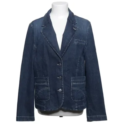 Spijkerjas (Blauw) van Promiss Katoen, Elastaan