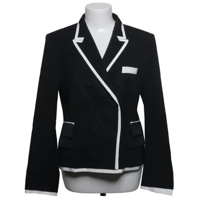 Blazer (Zwart, Wit) van Strenesse Gabriele Strehle Katoen, Polyester, Polyurethaan, Zijde