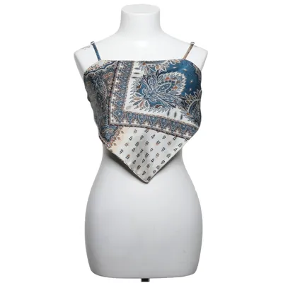 Haut dos-nu (Bleu, Beige, Multicolore) de Shein Coton, Polyester