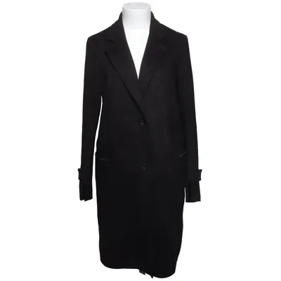 Coat (Black) from Zara Basic Outerwear Elastane, Polyester