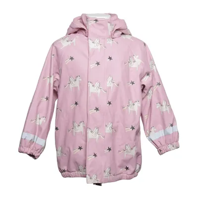 Regnjacka (Rosa, Flerfärgad) från Mywear Young Polyester, Polyuretan