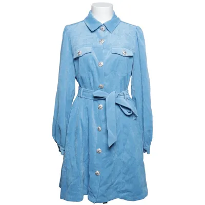 Skjortklänning (Blå) från Cras Elastan, Polyamid, Återvunnen polyester