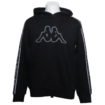 Sweat à capuche (Noir) de Kappa Coton, Polyester