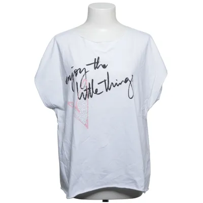 T-shirt (Wit) van Susy Mix Katoen, Elastaan