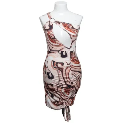 Jurk (Beige, Bruin, Zwart) van Stylewise Elastaan, Polyester