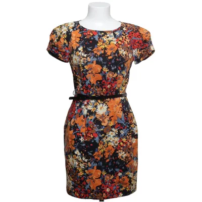 Robe (Orange, Noir, Multicolore) de Warehouse Acétate, Coton