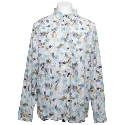 Chemise (Blanc, Bleu, Multicolore) de No Excess Coton, Élasthane