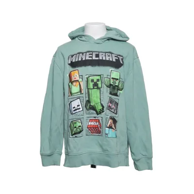 Sweat à capuche (Vert, Multicolore) de Minecraft Coton, Polyester