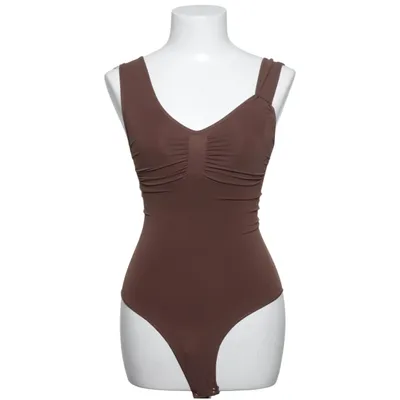 Romper (Bruin) van Creamy Fabrics Elastaan, Polyamide