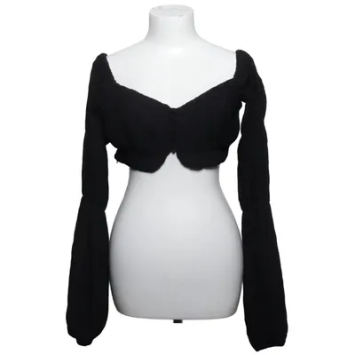 Crop top (Svart) från Angelica Blick x NA-KD Polyester, Viskos