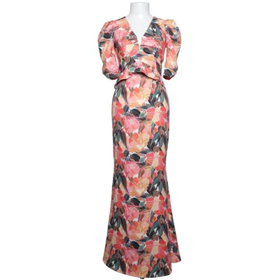 Cocktailkleid (Rot, Orange, Mehrfarbig) von Little Mistress Elasthan, Polyester