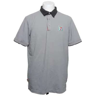 Polo shirt (Gray, Black, Orange) from 7 eleven Cotton, Polyester