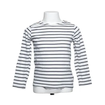 Long sleeve T-shirt (White, Blue) from Polarn O. Pyret Organic cotton