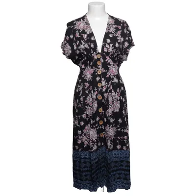 Dress (Black, Pink, Blue) from Nostalgia Viscose