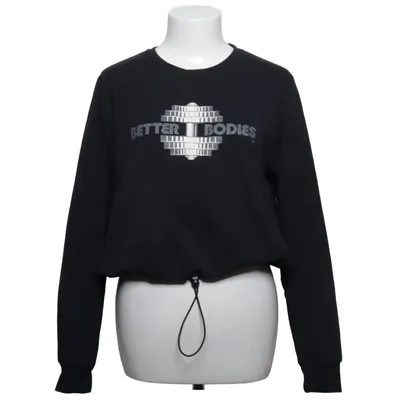 Sweatshirt (Schwarz) von Better Bodies Baumwolle, Elasthan, Polyester