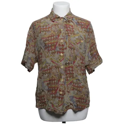 Short sleeve shirt (Beige, Multicolored) from Lecomte Viscose