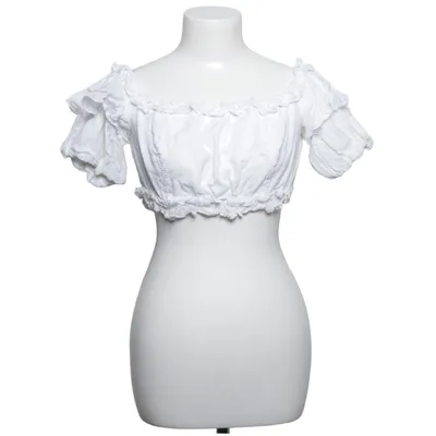 Dirndlblus (Vit) från Charo Ruiz Bomull, Polyester
