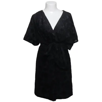Wrap dress (Black) from H&M Conscious Collection Recycled polyester