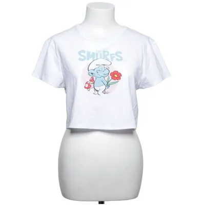T-shirt (Wit) van The Smurfs Katoen, Elastaan