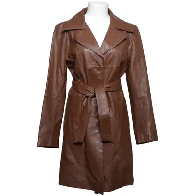 Läderkappa (Brun) från Estelle Skinn, Polyester