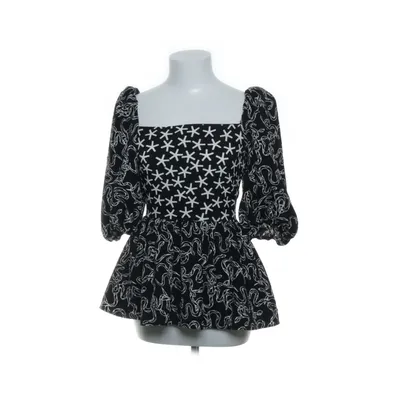Peplumtopp (Svart, Vit) från Stine Goya Elastan, Polyester