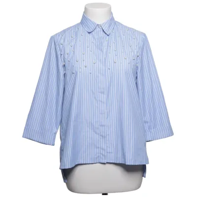 Chemise (Bleu, Blanc) de Sfera Casual Coton, Polyester