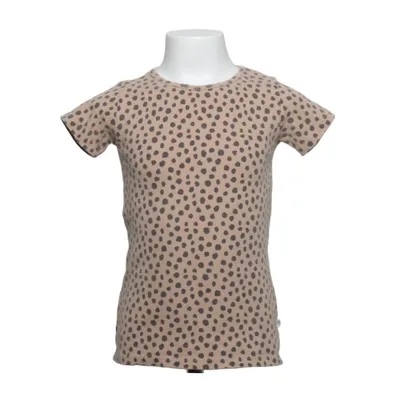 T-shirt (Beige, Noir) de Blossom Élasthane, Coton biologique