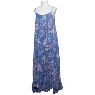Långklänning (Blå, Flerfärgad) från Mango Bomull, Polyester