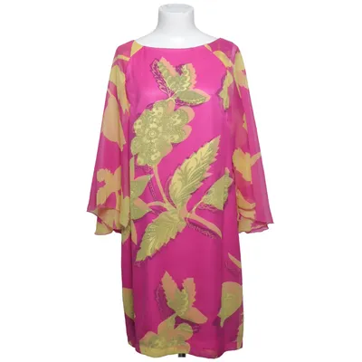 Jurk (Roze, Geel, Groen) van Niza Polyester