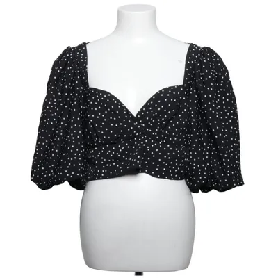 Crop top (Zwart, Wit) van PrettyLittleThing Polyester